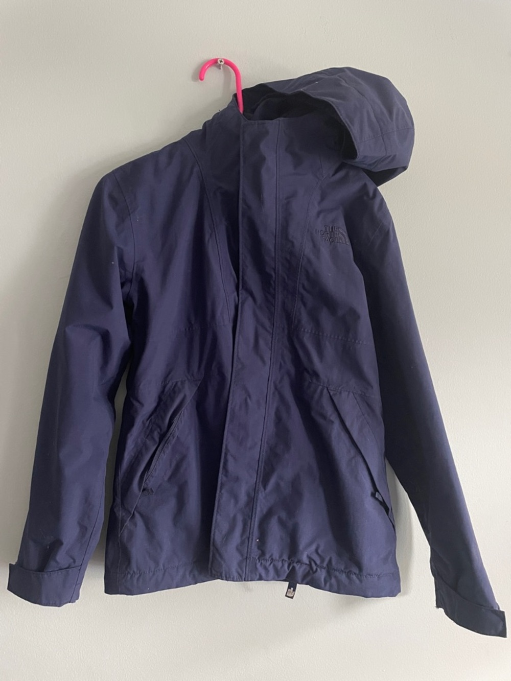 The North Face Kids Navy Hooded Raincoat